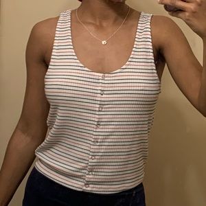Striped Forever 21 Tank Top